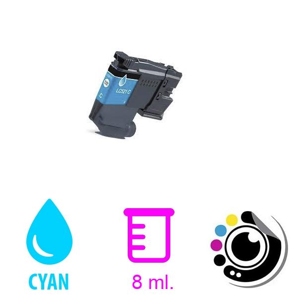 Compatible Cartouche Brother LC-521 Cyan