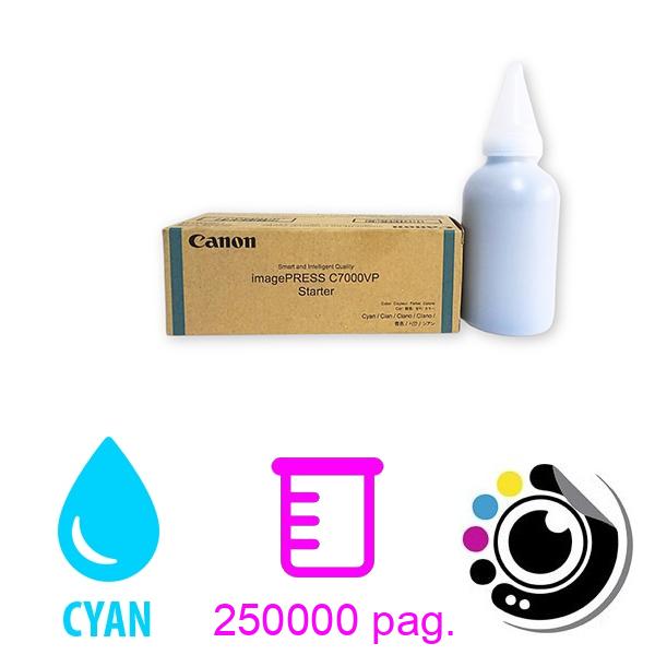 Original Tóner Canon Imagepress C7000VP Starter Cyan