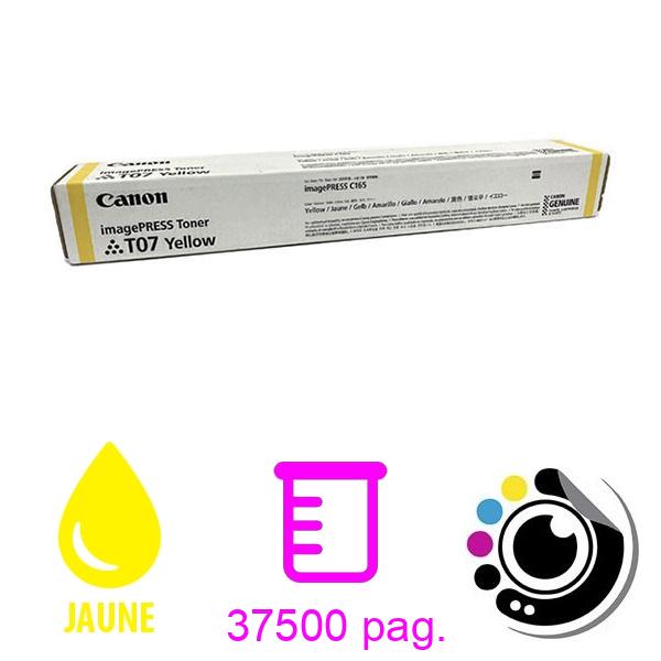 Original Tóner Canon T07 Jaune