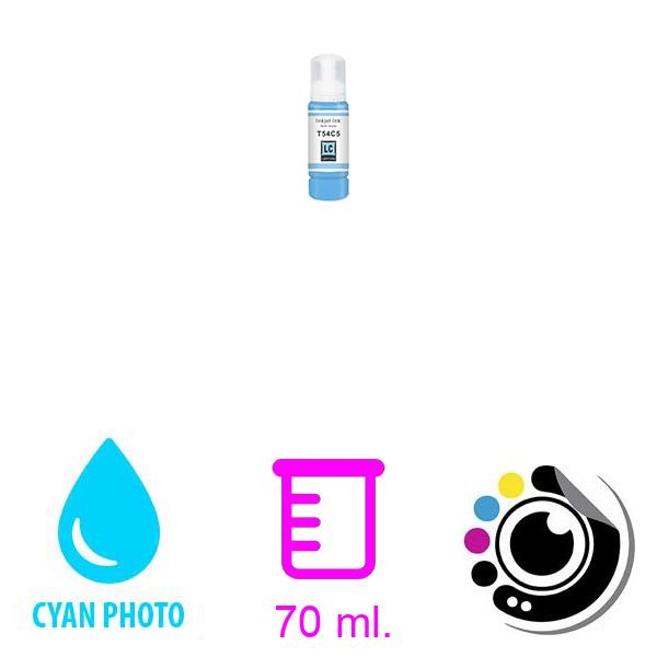 Compatible Bouteille de Encre epson t54c Cyan Photo