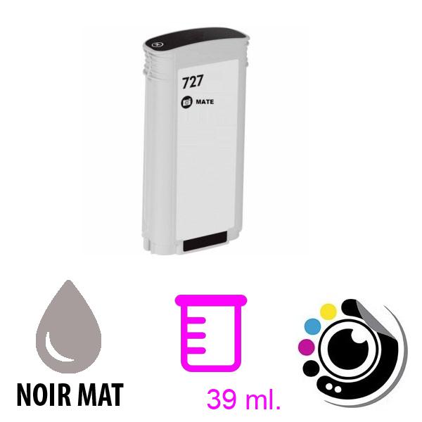 Compatible Cartucho hp 727 noir mat