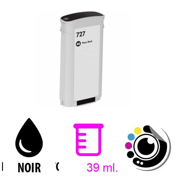 Compatible Cartucho hp 727 Noir Photo