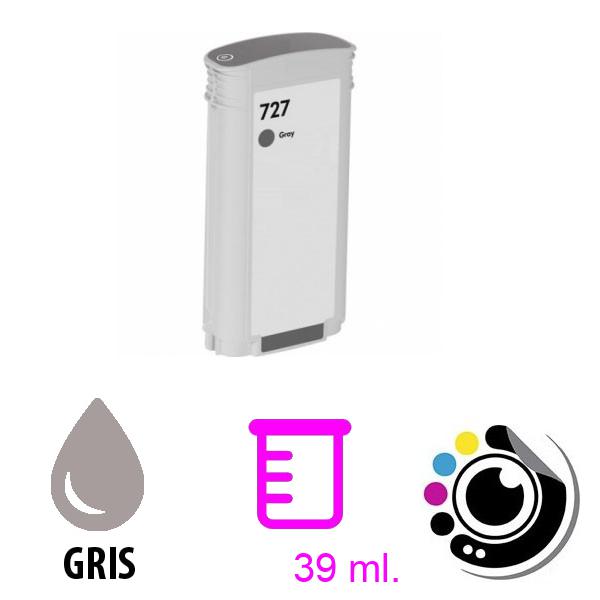 Compatible Cartucho hp 727 gris