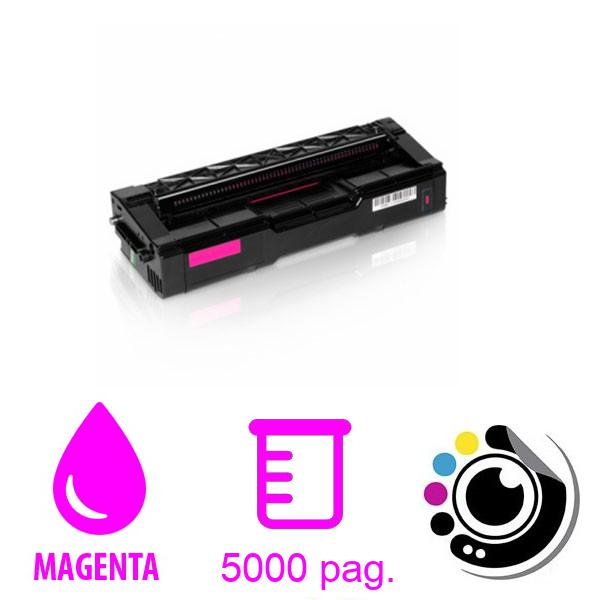 Toner compatible SP-C340 Ricoh / SP-C341 Magenta 407901