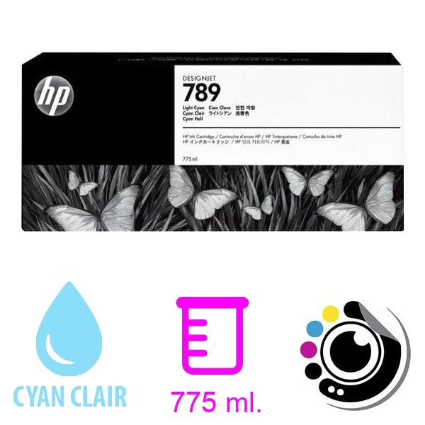 Original Cartouche HP 789 Cyan Light CH619A