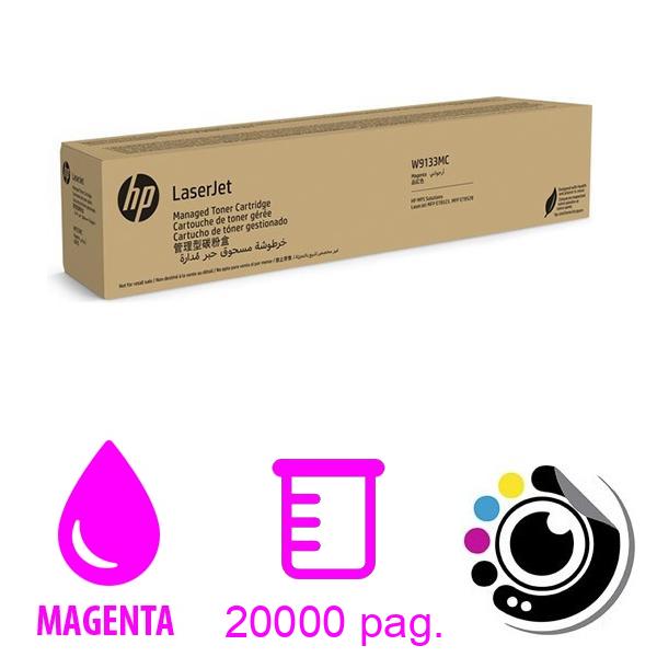 Original Tóner HP W9133MC Magenta