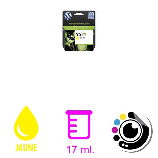 Cartouche Jaune HP 951 XL d origine
