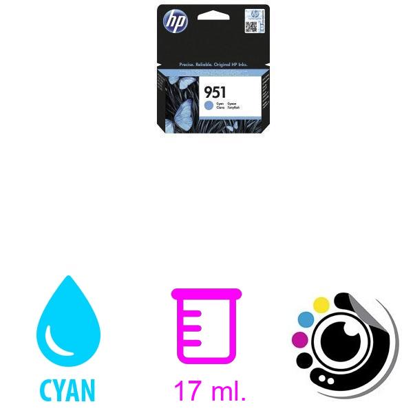 Cartouche Cyan HP 951 XL d origine