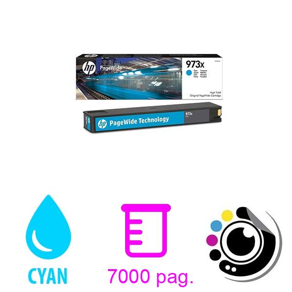 Cartouche Original HP 973XL Cyan F6T81AE