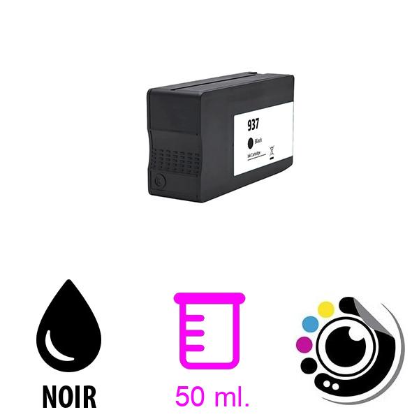 Compatible Cartouche HP 937E XL Noir 4S6W9NE