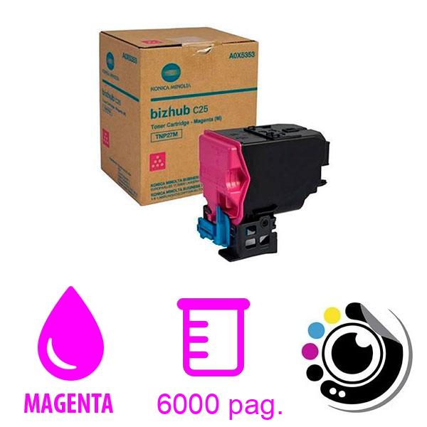 Toner Original Konica Minolta TNP-27 Magenta A0X5353