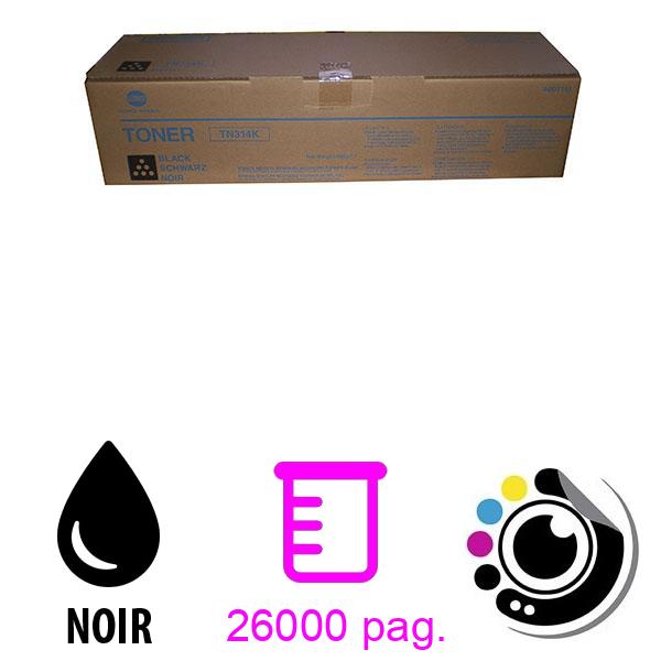Original Toner konica minolta TN314 Noir A0D7151