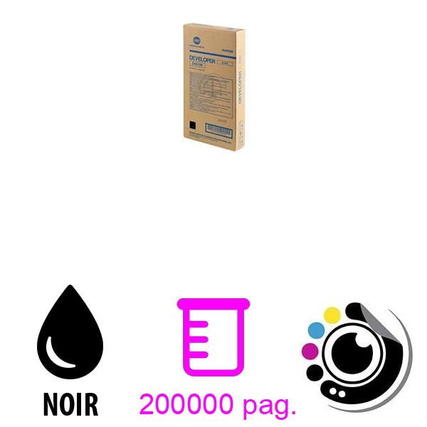 Original Révélateur konica minolta DV610K Noir A04P600