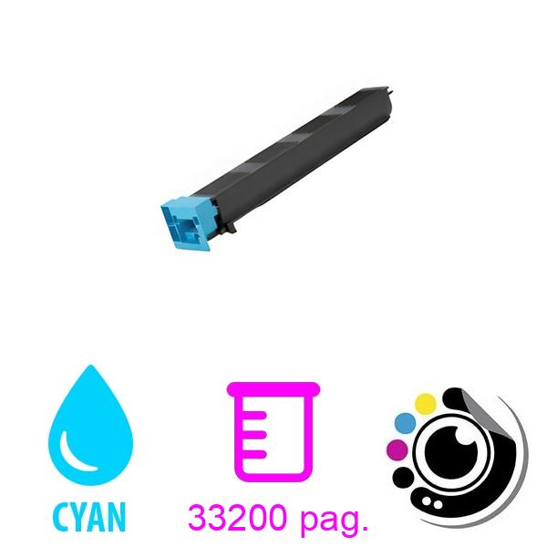 Toner compatible Konica minolta TN713 Cyan
