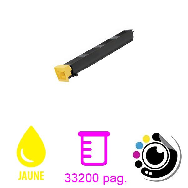 Toner compatible Konica minolta TN713 Jaune