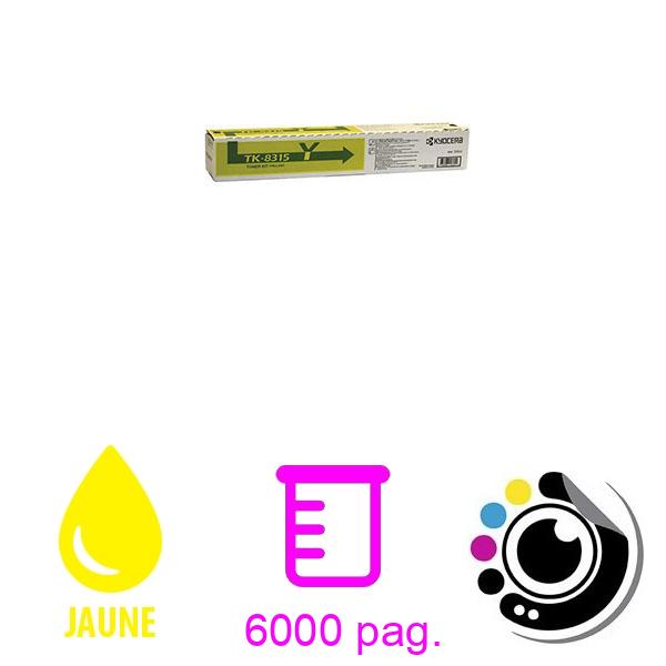 Original Tóner Kyocera TK-8315 Jaune 1T02MVANL0