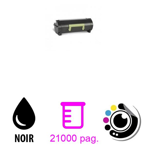 Toner compatible lexmark M1246 / XM1246 Noir 24B6889