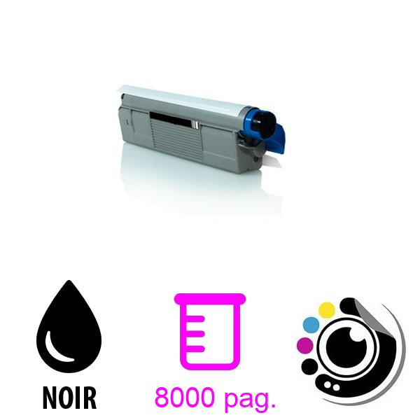 Toner Compatible OKI C610 Noir 44315308