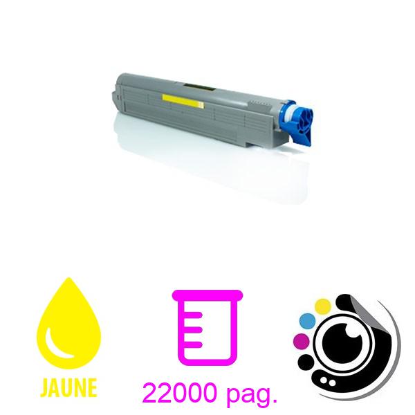 Toner Compatible OKI C9655 Jaune