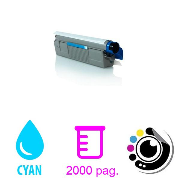 Toner Compatible OKI C5600 / C5700 Cyan 43381907