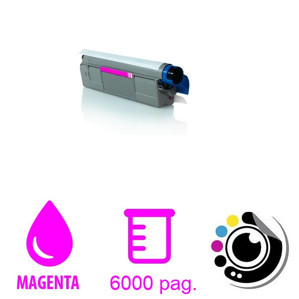 Toner Compatible OKI C8600 / C8800 Magenta 43487710