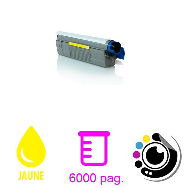 Toner compatible OKI ES5460 ES2232 Executive / ES2632 Jaune