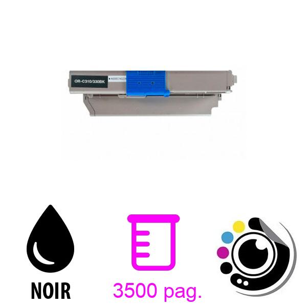 Toner Compatible OKI MC351 / MC352 / MC361 / MC362 / MC561 / MC562 Noir 44469803