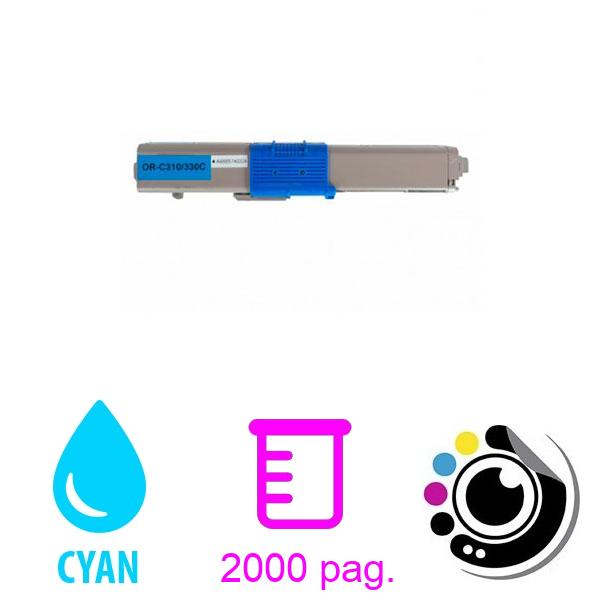 Toner Compatible OKI MC351 / MC352 / MC361 / MC362 / MC561 / MC562 Cyan 44469706