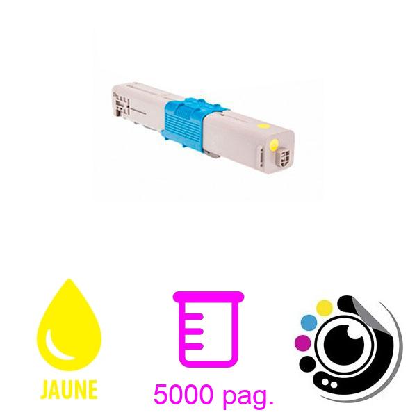 Toner Compatible OKI C510 / C530 / MC561 Jaune 44469722
