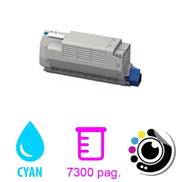 Toner Compatible OKI MC853 / MC873 Cyan 45862839