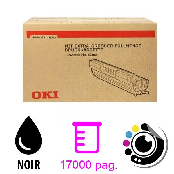 Toner Original OKI B6300 CT350265 Noir LE CARTON N EST PAS EN BON ÉTAT