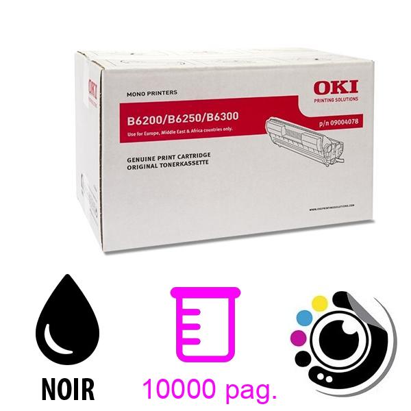 Toner Original OKI B6200/6250/6300 CT350265 Noir LE CARTON N\'EST PAS EN BON ÉTAT