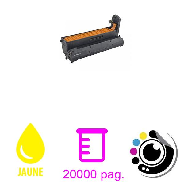 Compatible Tambour OKI C610 / C710 / C711 / MC760 / MC770 / MC780 / ES6410 / ES7411 / ES7460 / ES7470 / ES7480 Jaune