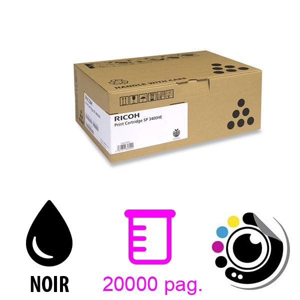 Original Toner Ricoh Aficio SP3400HE 406522