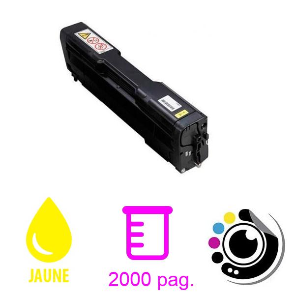 Toner Compatible Ricoh SP-C220 / SP-C221 / SP-C222 / SP-C240 Jaune