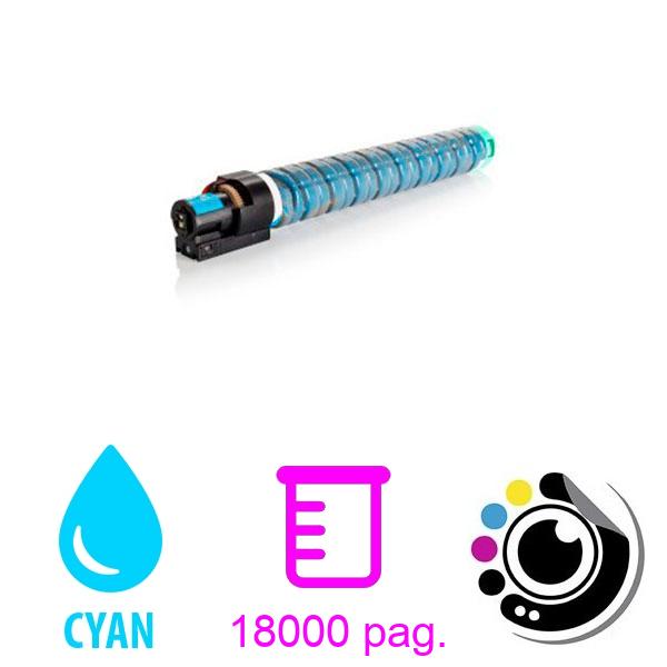 Toner compatible MP C3002 / MP C3502 Cyan (841742/841654)