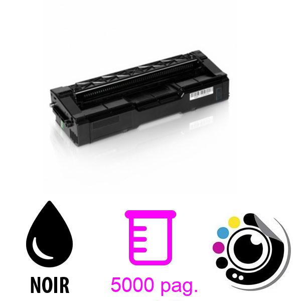 Toner Compatible SP- C340 Ricoh / SP-C341 Noir 407899