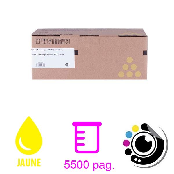 Toner Original Ricoh SPC-310 Jaune 407635 - 406482