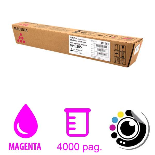 Toner Original Ricoh MP-C305 Magenta 842081