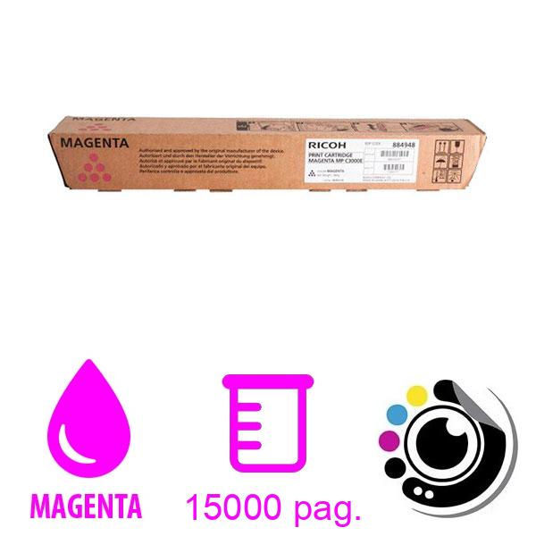 Toner Original Ricoh MP C3000/2500 Magenta 842032