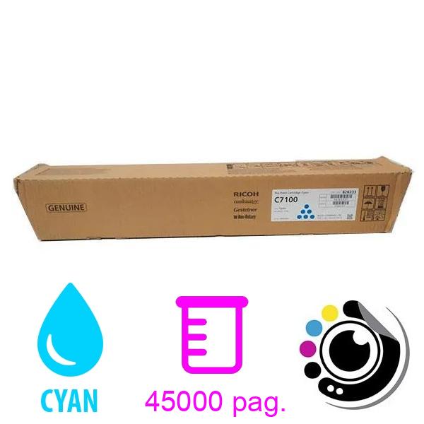 Toner Original Ricoh Aficio C7100 Cyan 828333