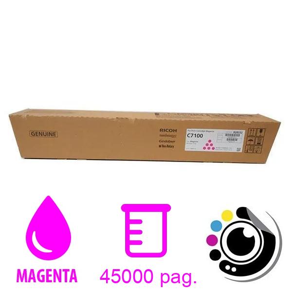 Toner Original Ricoh Aficio C7100 Magenta 828332