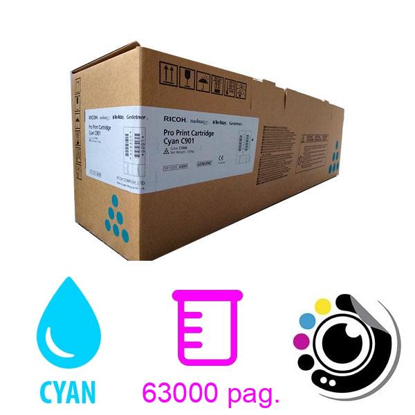 Toner Original Ricoh Pro C901E Cyan 828131