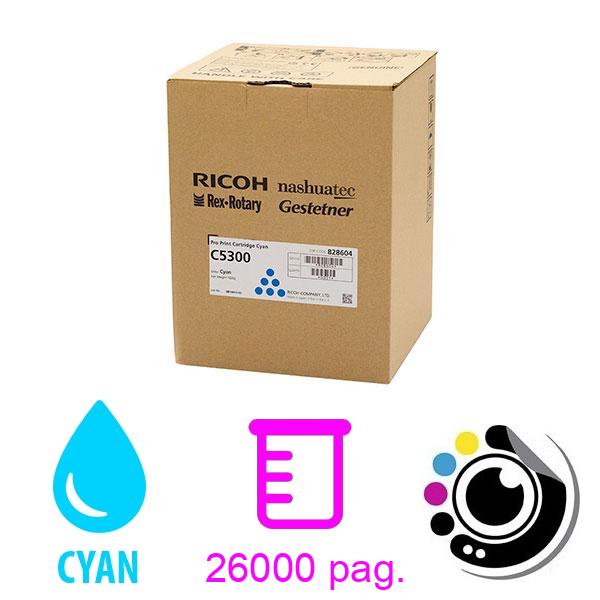 Toner Original Ricoh Pro C5300 Cyan 828600 / 828604