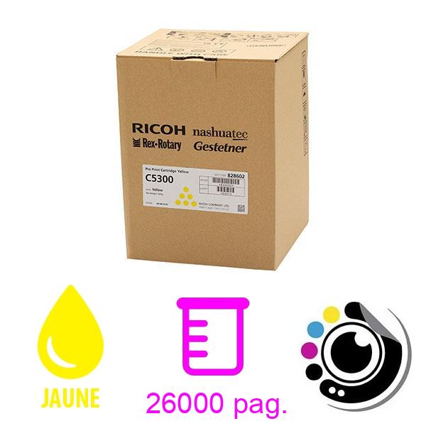 Toner Original Ricoh Pro C5300 Jaune 828598 / 828602