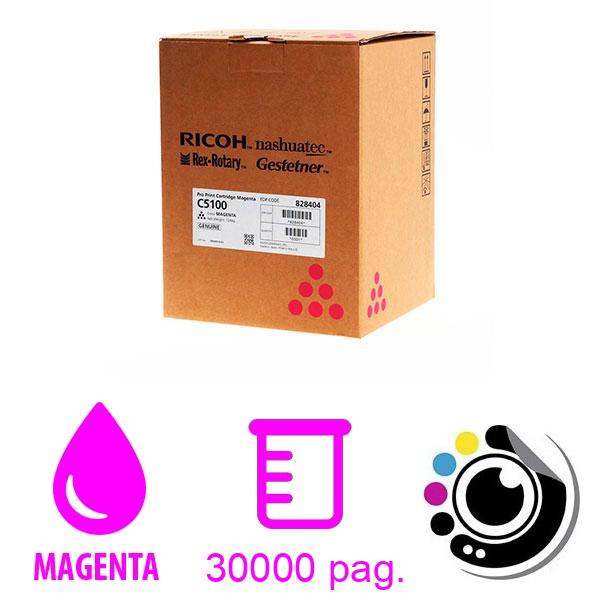 Toner Original Ricoh Pro C5100 / C5110 Magenta 828404