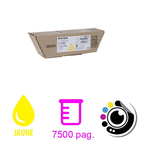 Original Toner Ricoh M C320H 842713 Jaune