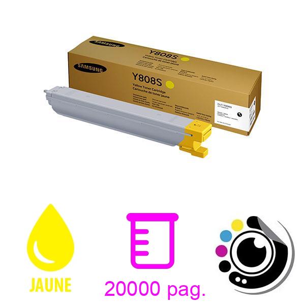 Toner Original Samsung CLT-Y808S Jaune SS735A SANS BOÎTE
