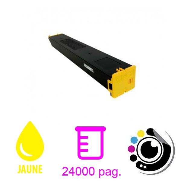 Cartouche Compatible Sharp MX-MX60 60GTYA Jaune