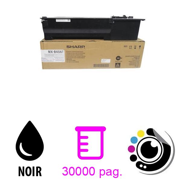 Toner Original Sharp MX-B45GT Noir